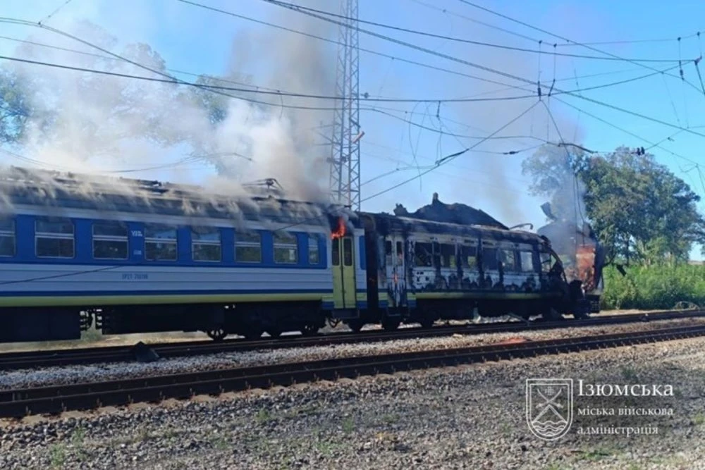 «Шахед» влучив у потяг Харків — Ізюм: шестеро постраждалих
